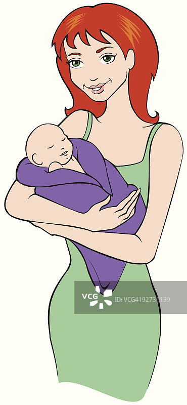 母亲和婴儿图片素材