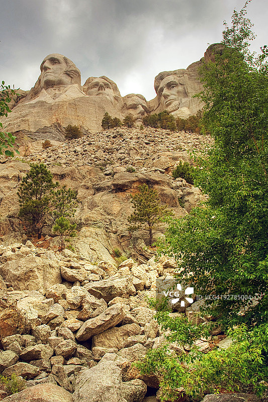 拉什莫尔山图片素材