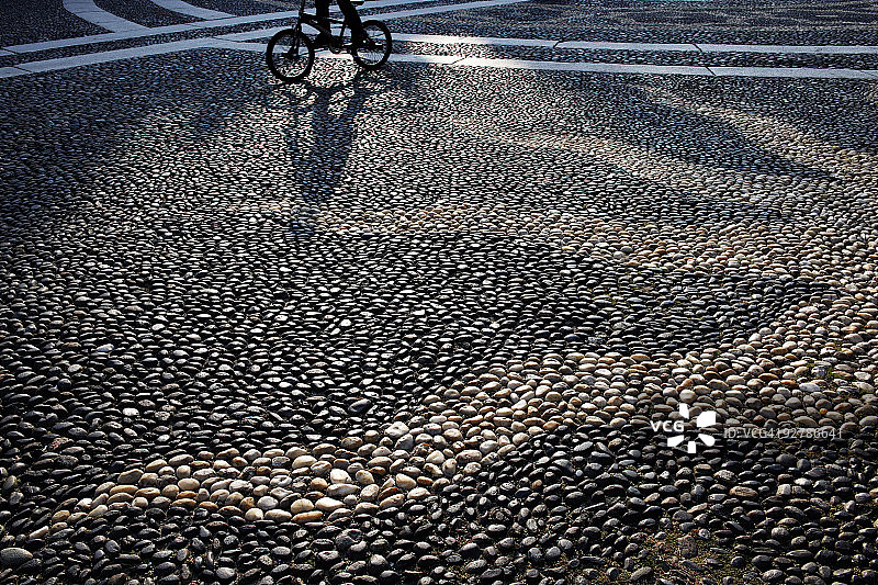 意大利维杰瓦诺公爵广场的人行道图片素材