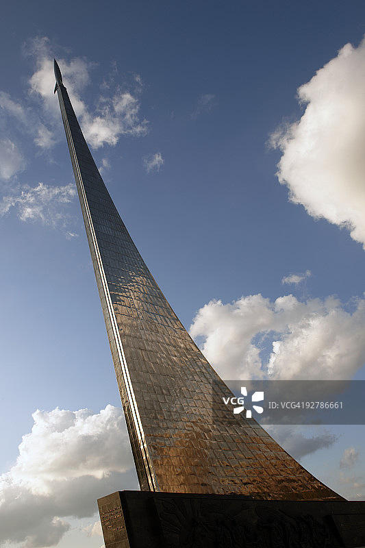 莫斯科的宇宙纪念碑图片素材