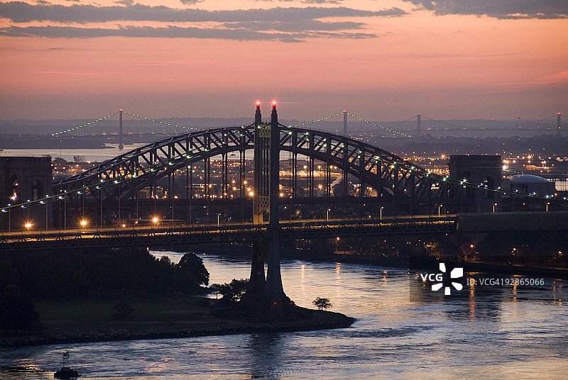 RFK纪念桥日出图片素材