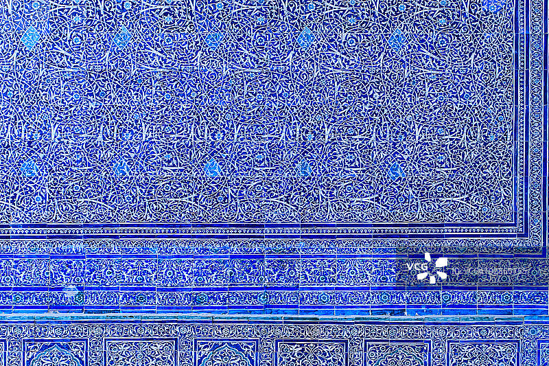 蓝色马赛克图片素材