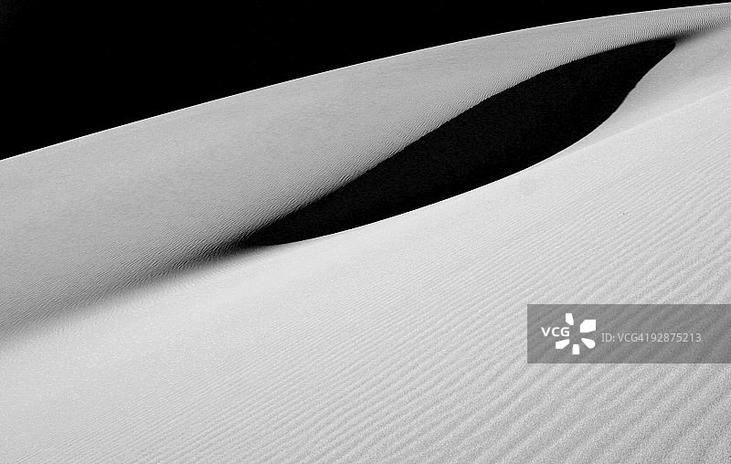 死亡谷国家公园的尤里卡沙丘图片素材