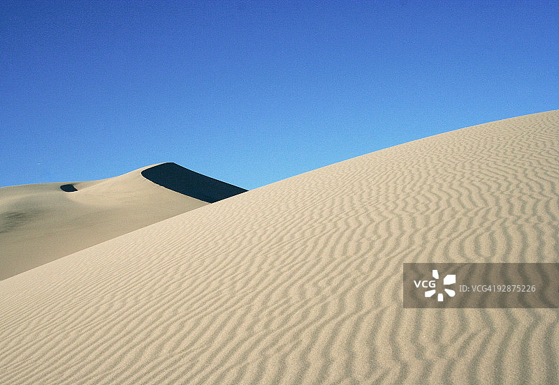 死亡谷国家公园的尤里卡沙丘图片素材