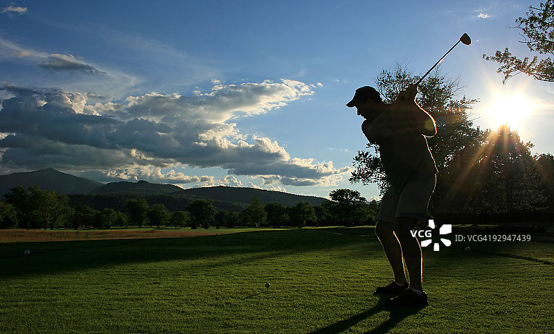 高尔夫球手图片素材