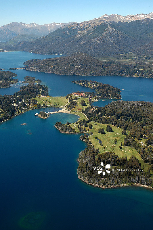 巴里洛切鸟瞰图片素材