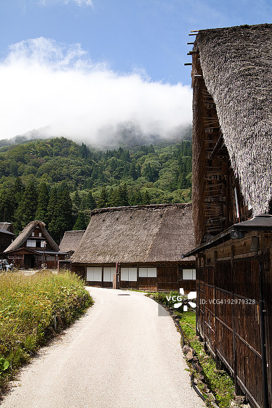 日本的联合国教科文组织遗产村图片素材
