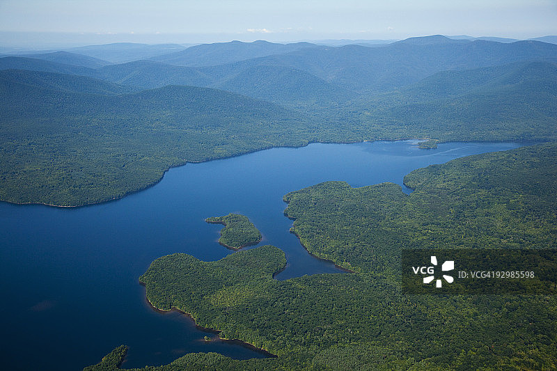 山景湖泊图片素材
