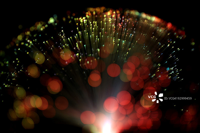 70年代复古光纤灯图片素材