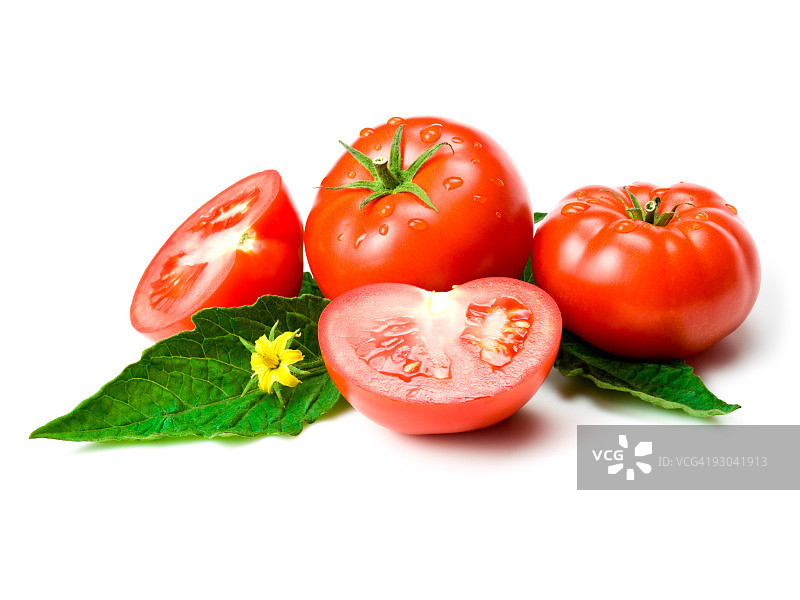 带剪切路径的番茄图片素材