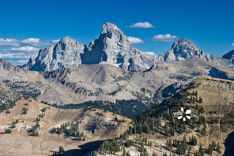 大提顿峰的西侧图片素材