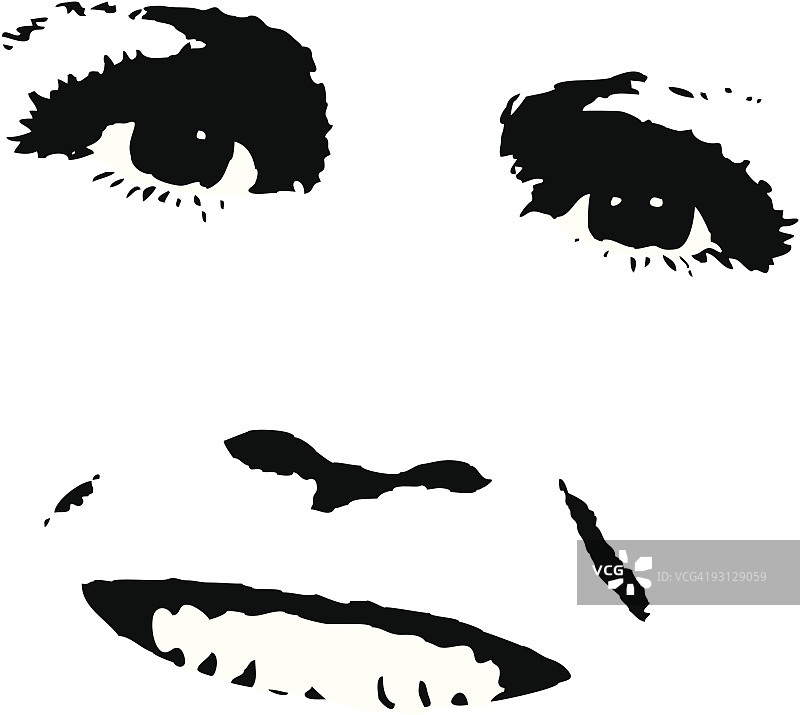 女人面部图片素材