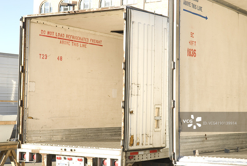 冷藏卡车图片素材