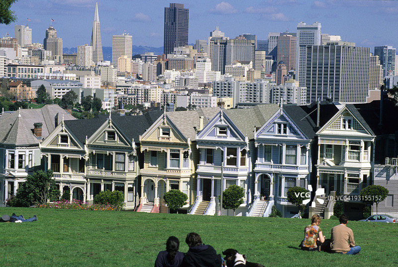 旧金山天际线图片素材