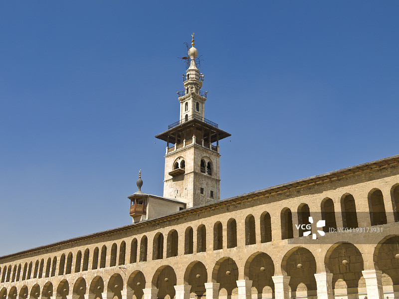 大马士革的倭马亚清真寺图片素材