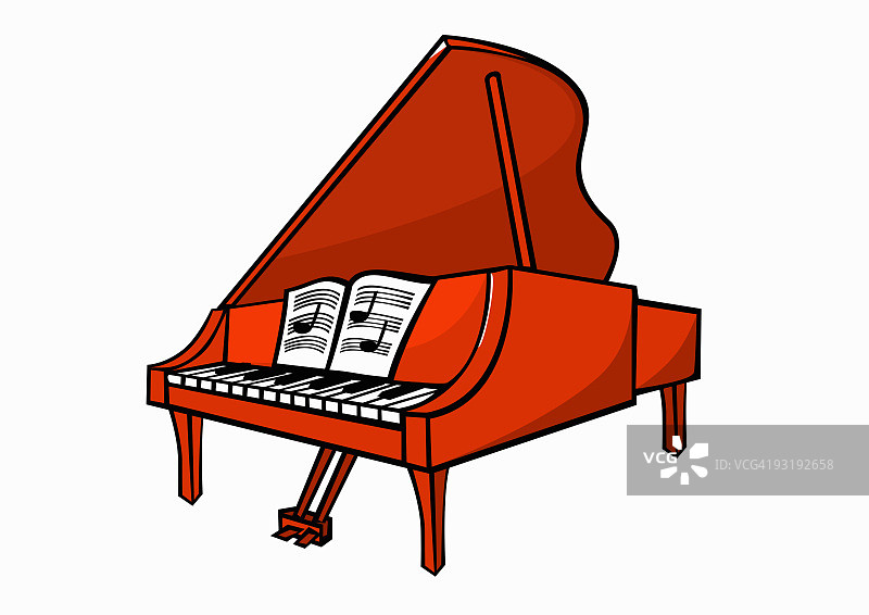 一架大钢琴图片素材
