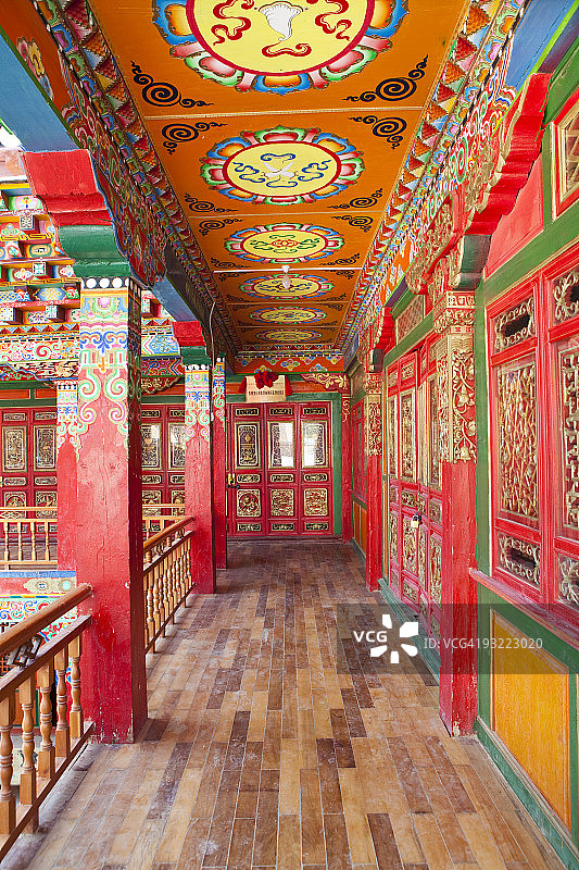 布达拉宫内部图片素材