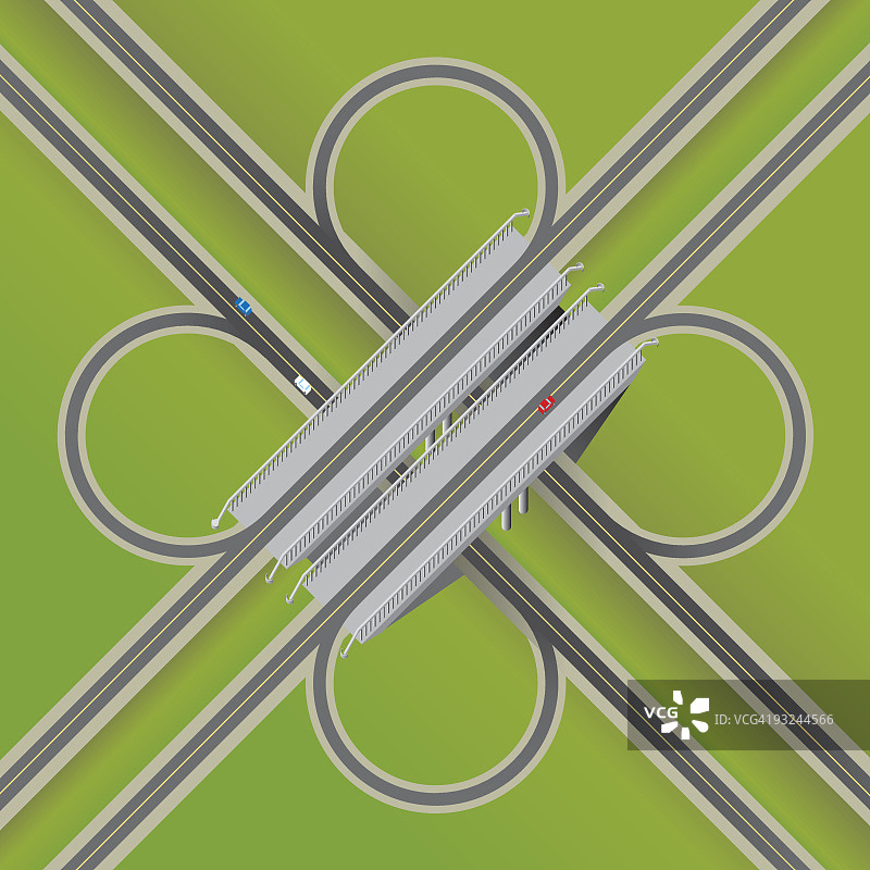 十字路口图片素材