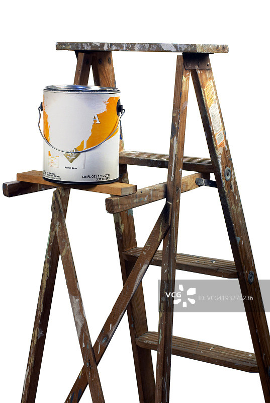 水桶和梯子图片素材