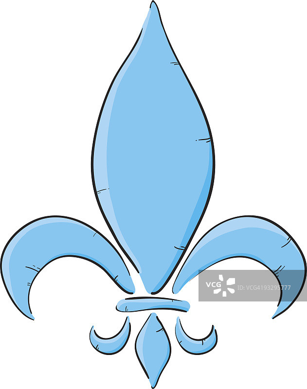 徽章百合花图片素材