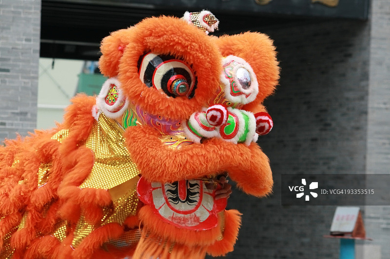 舞狮头图片素材