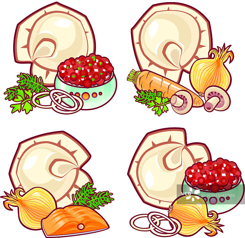 俄式饺子图片素材