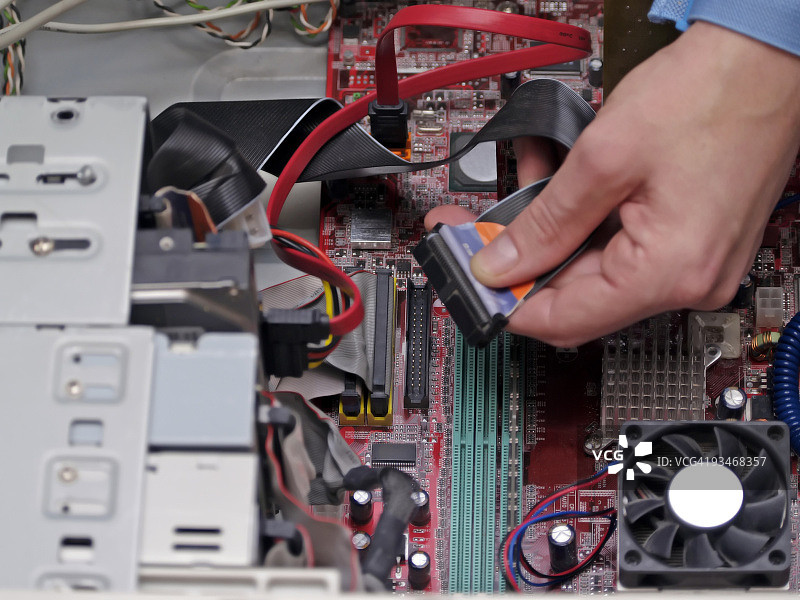 电脑维修IDE电缆图片素材