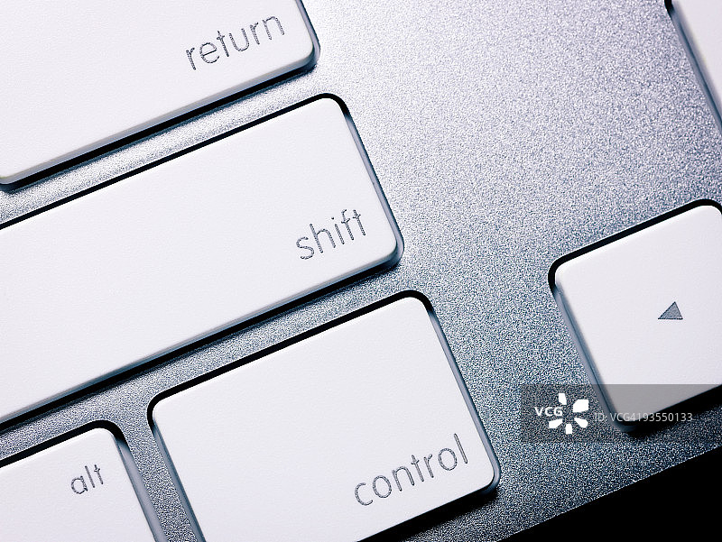 电脑键盘Shift键特写图片素材