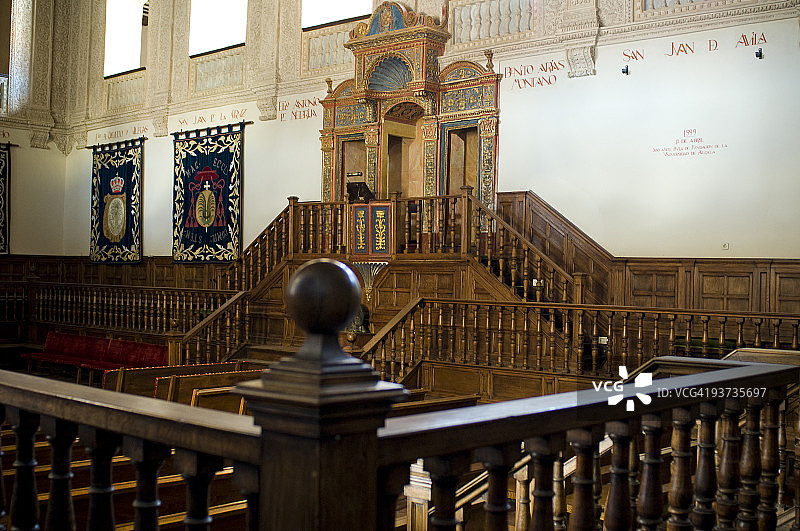 阿尔卡拉大学礼堂图片素材