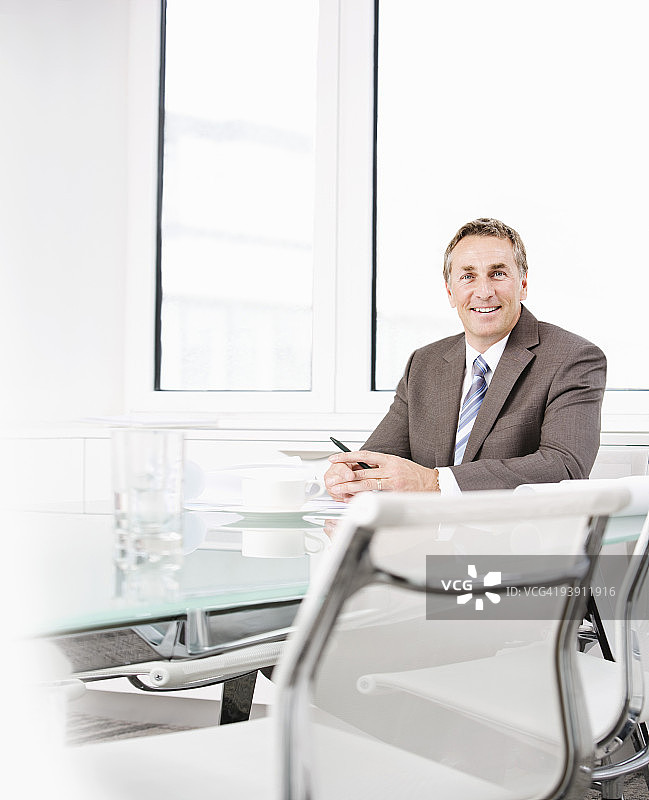 一个商人的肖像图片素材