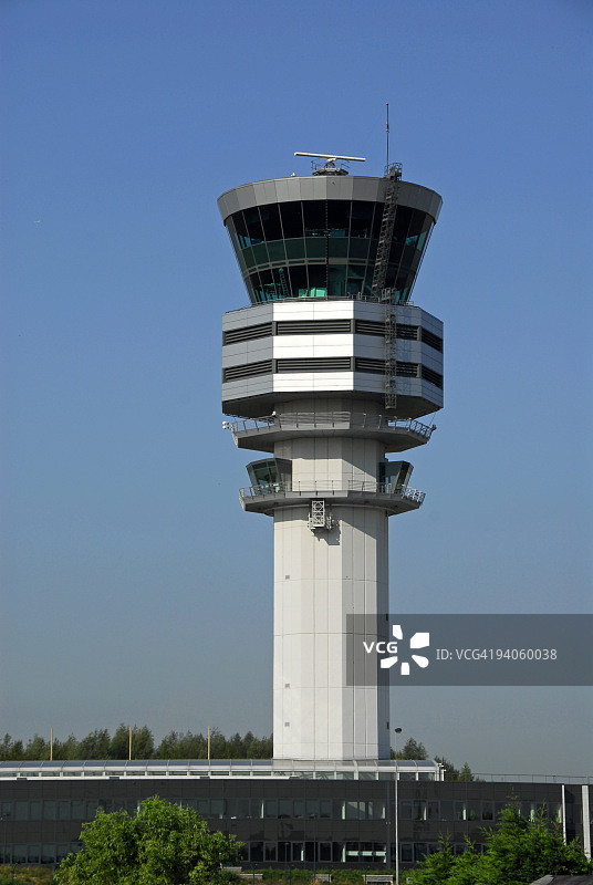 斯蒂诺克泽尔艾特交通控制塔，弗拉芒-布拉班特，比利时图片素材