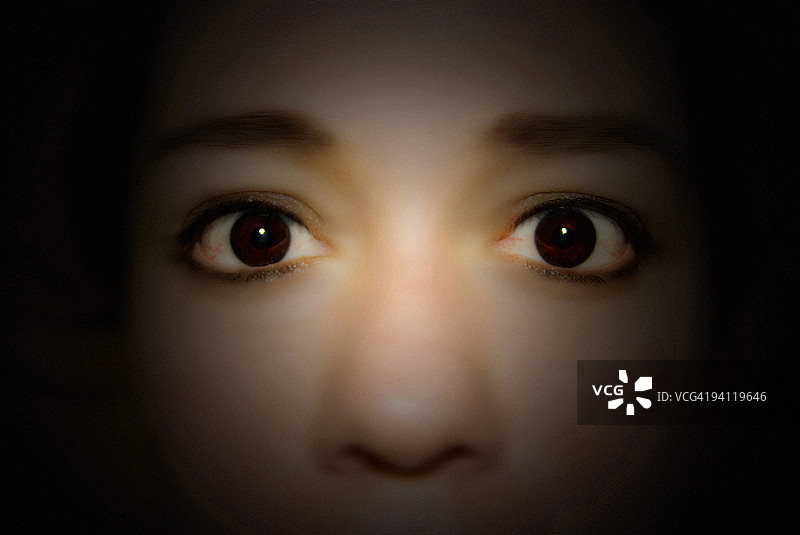 女人的眼睛特写图片素材