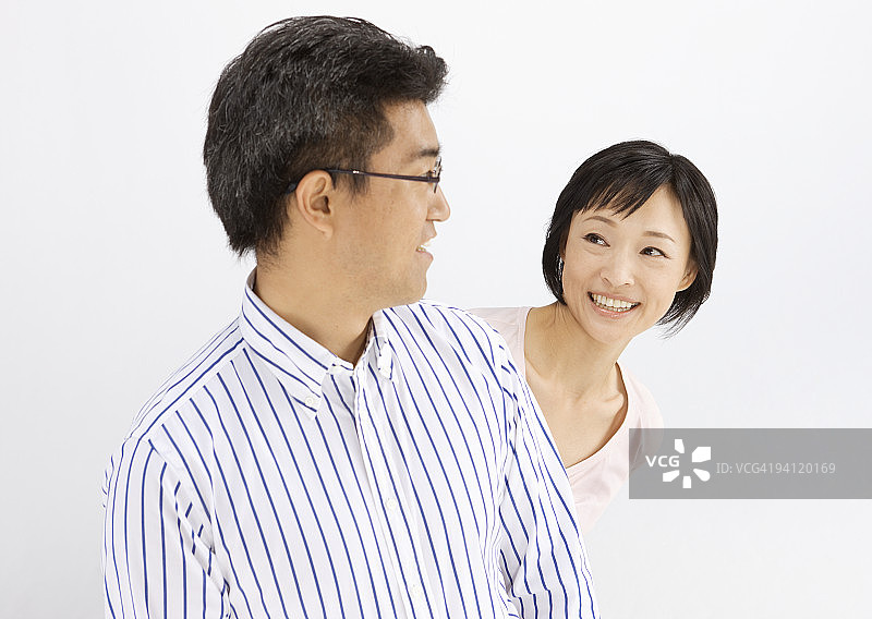 微笑的夫妇图片素材
