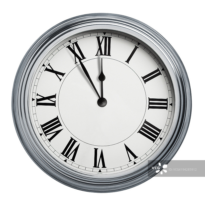带罗马数字和路径的时钟 2图片素材