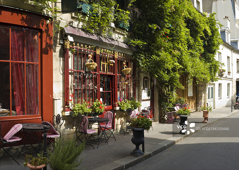 法式咖啡馆图片素材