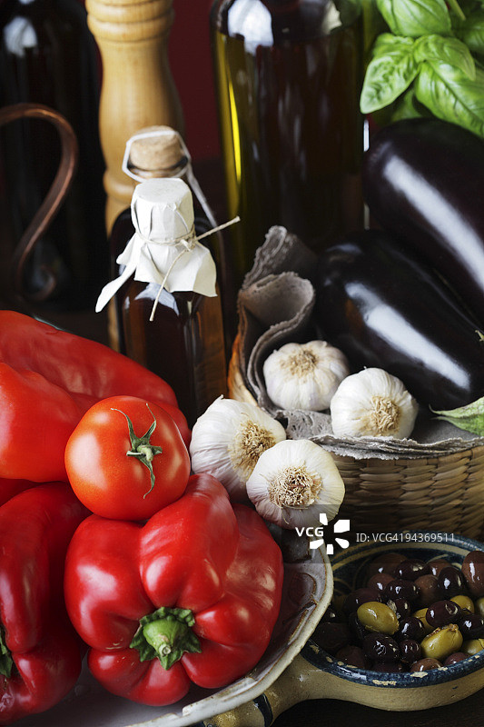 地中海美食食材图片素材