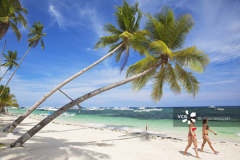 阿罗娜海滩；邦劳岛；薄荷岛；维萨亚斯群岛图片素材