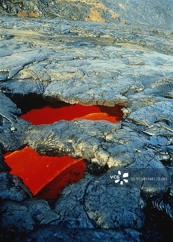 美国夏威夷火山国家公园熔岩图片素材