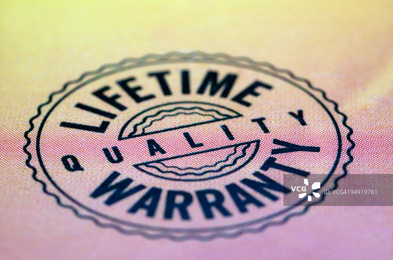 终身保修图片素材