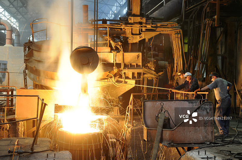 钢铁厂图片素材