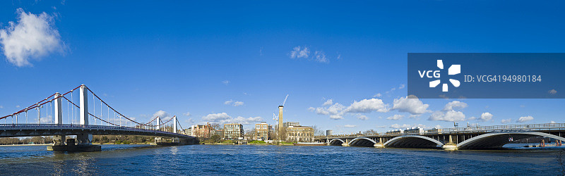 伦敦切尔西桥图片素材