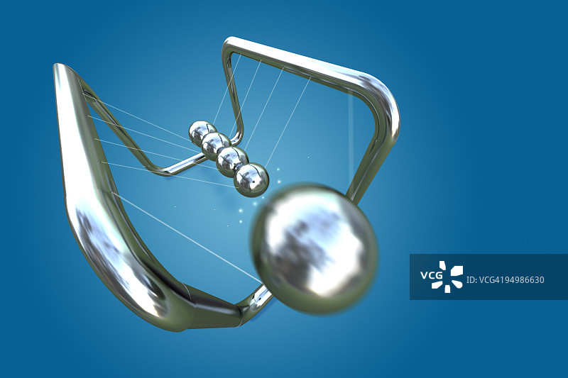 牛顿摆图片素材