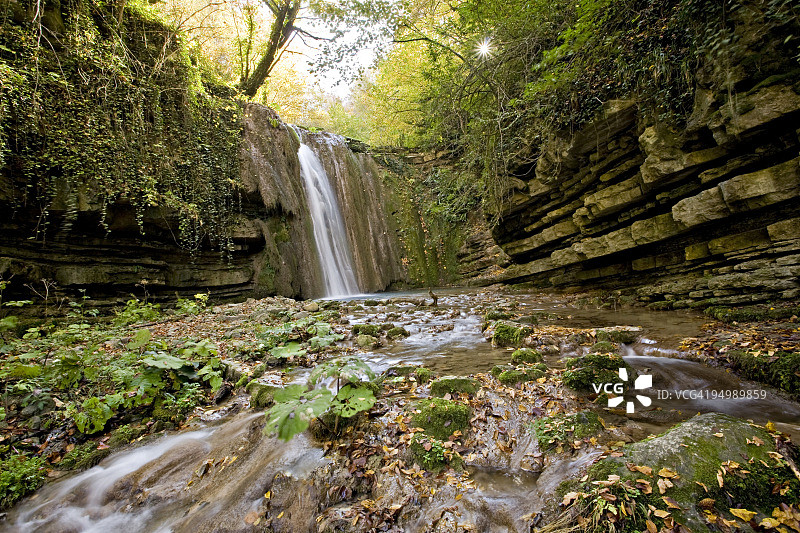 埃尔费莱克瀑布图片素材