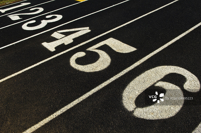 田径赛跑道图片素材