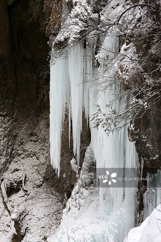 冰瀑图片素材