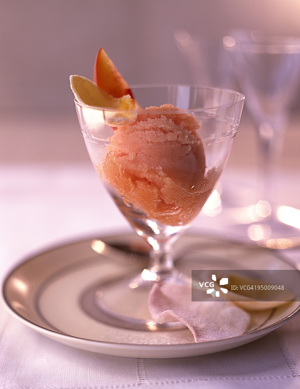 桃子冰糕图片素材