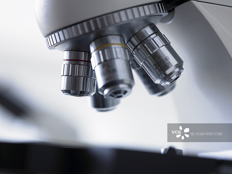 显微镜镜头特写图片素材