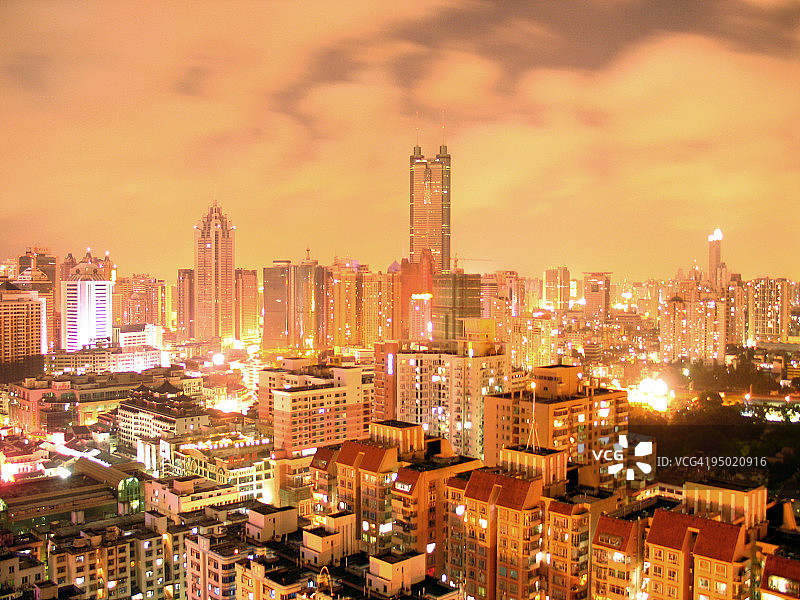 深圳夜景灯光图片素材