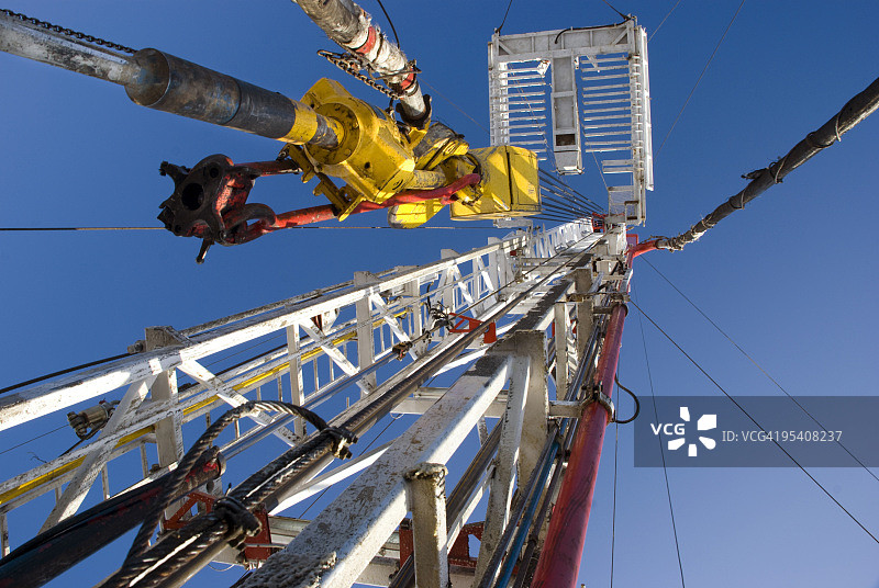 钻机侧翻图片素材