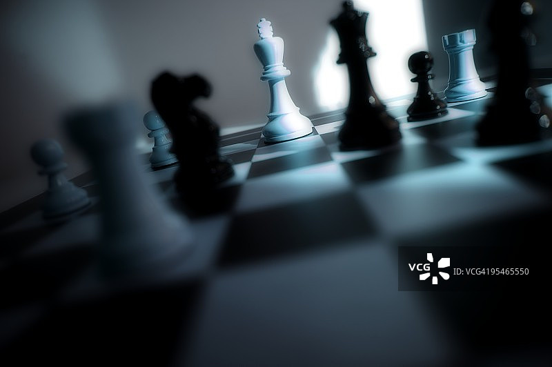 国际象棋棋盘和棋子图片素材